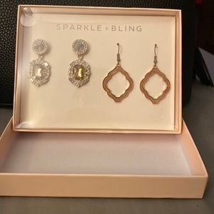 Sparkle & Bling earring set